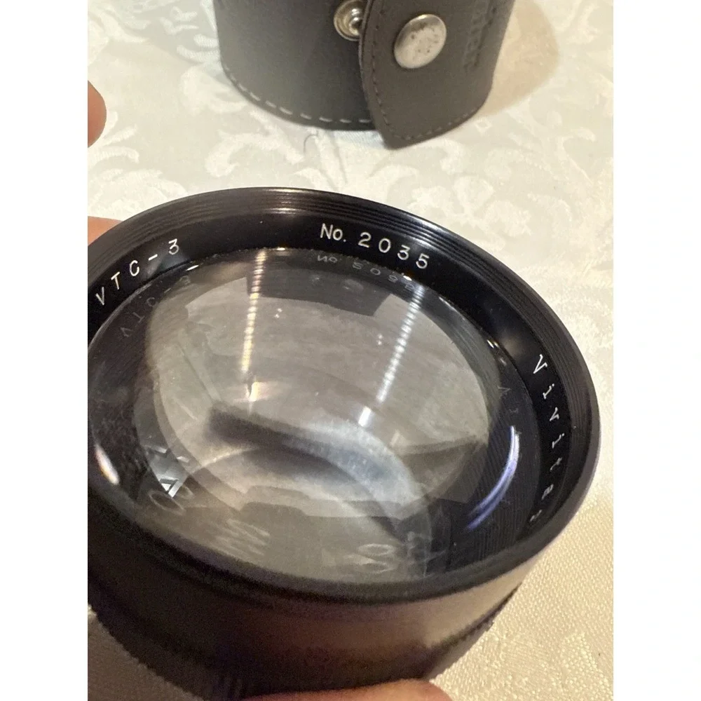 Vivitar Automatic Tele Converter Model 2035 Focusing Camera Lens With Cover